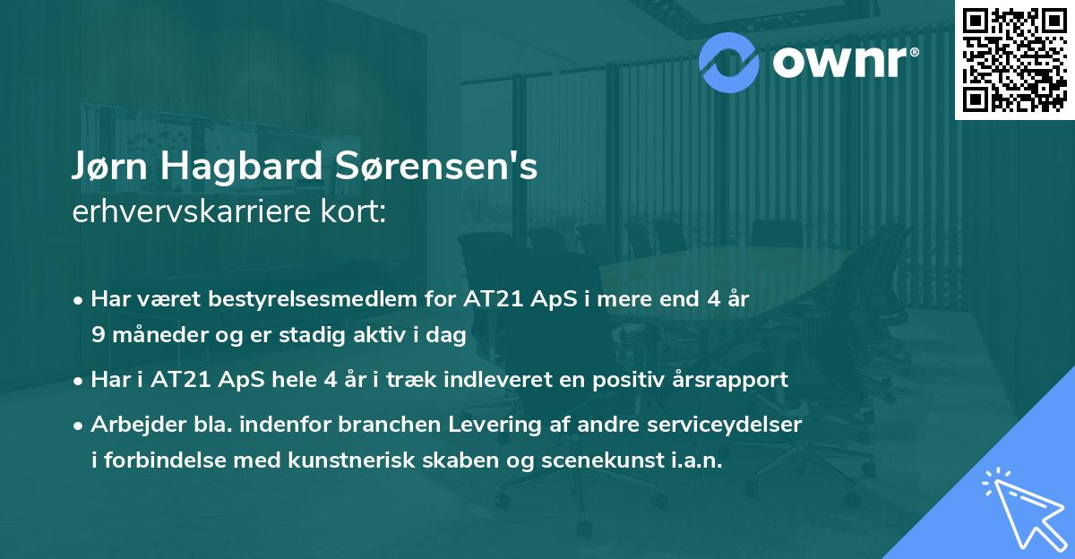 Jørn Hagbard Sørensen's erhvervskarriere kort