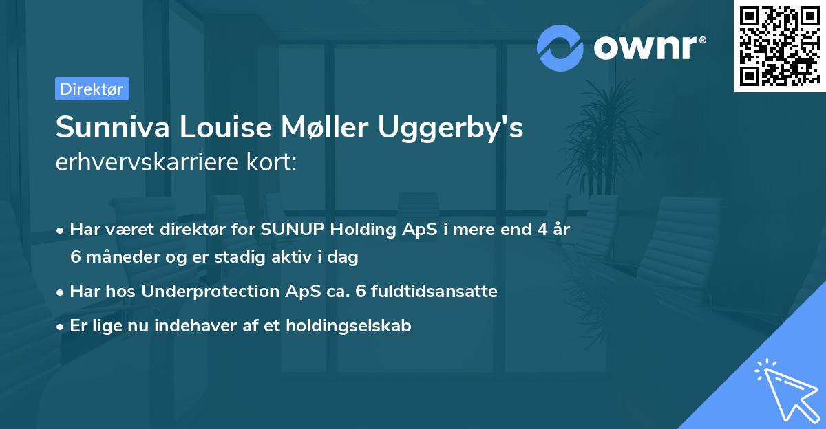 Sunniva Louise Møller Uggerby's erhvervskarriere kort