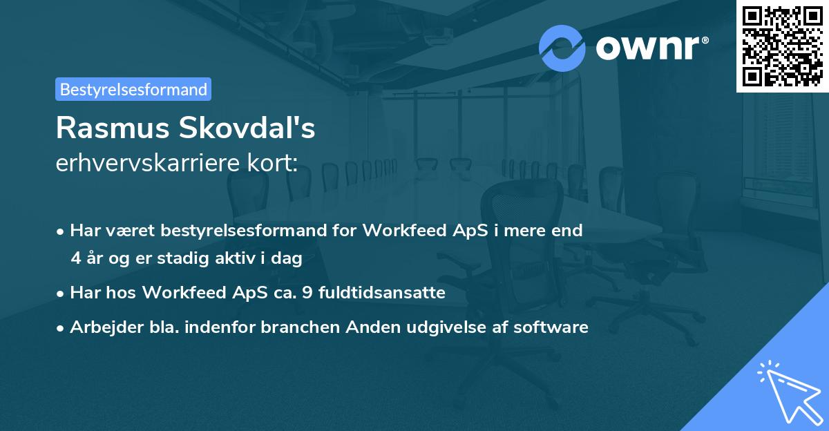 Rasmus Skovdal's erhvervskarriere kort