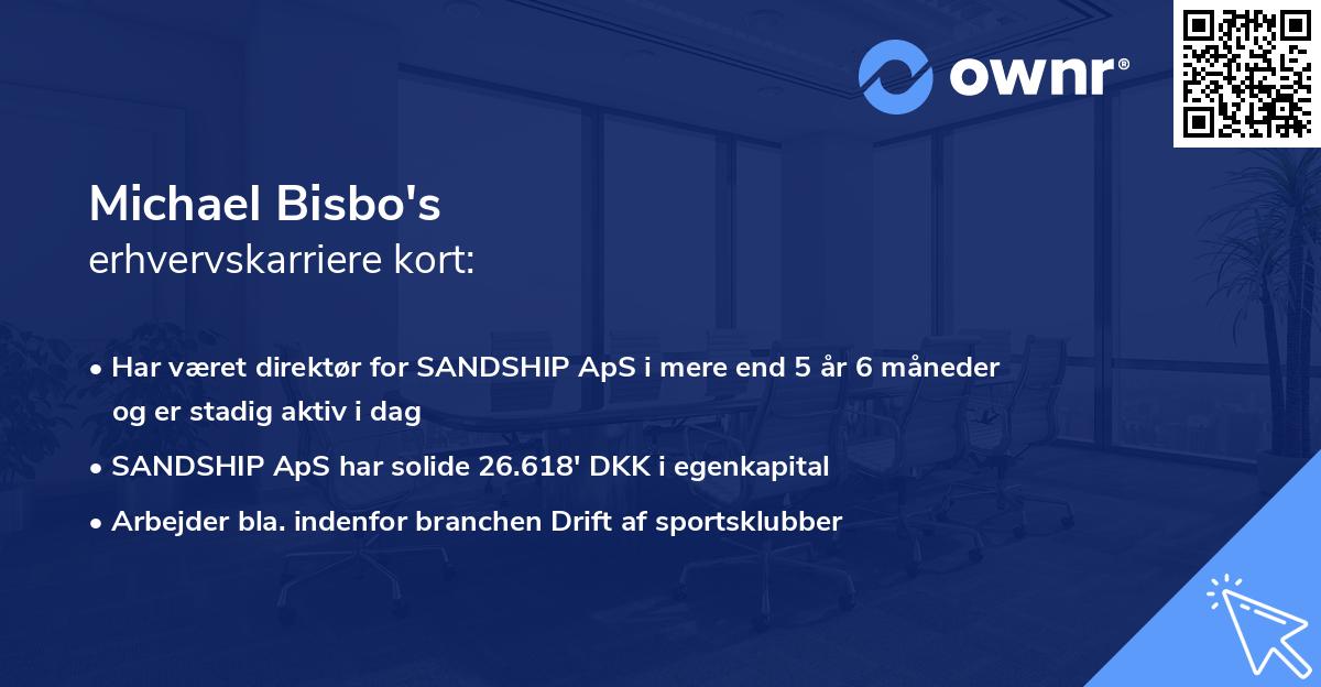 Michael Bisbo's erhvervskarriere kort