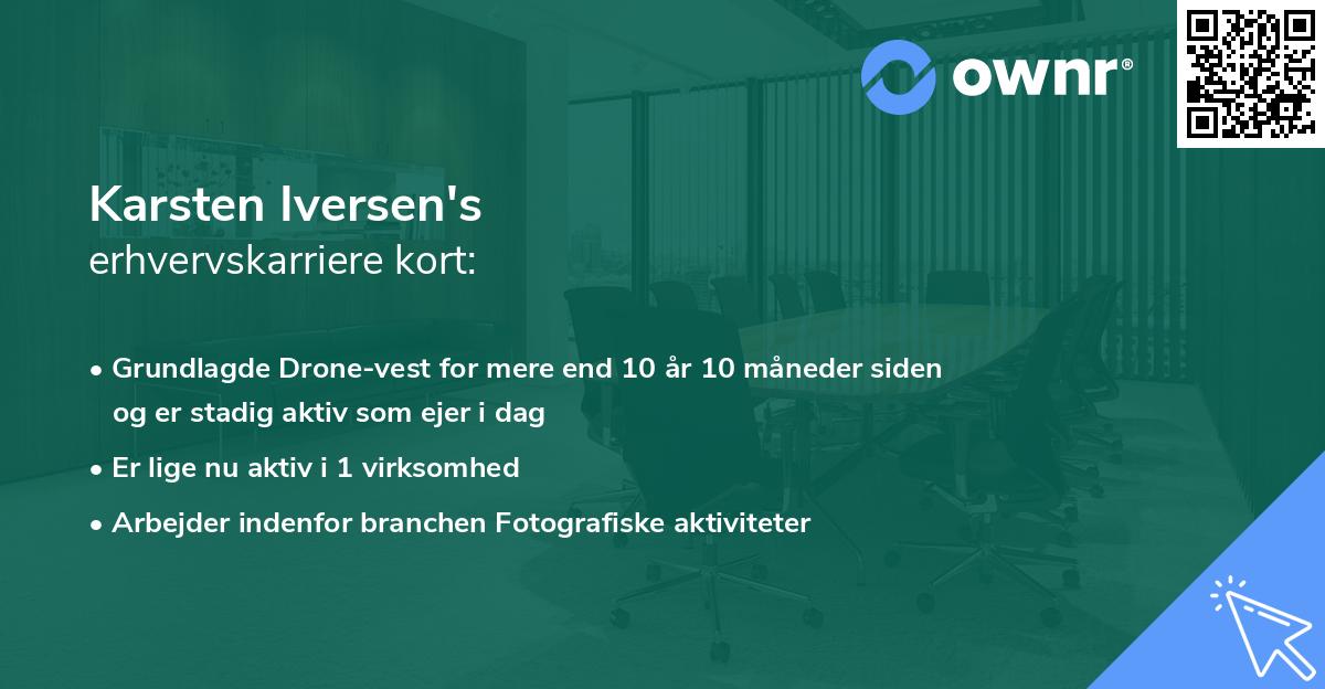 Karsten Iversen's erhvervskarriere kort