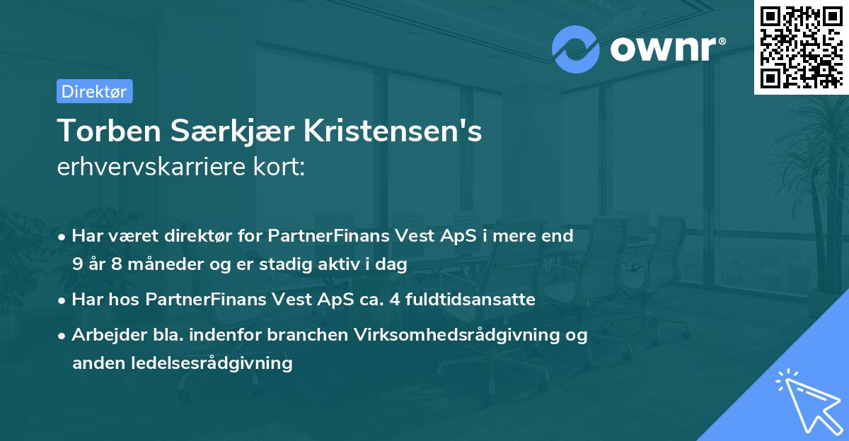 Torben Særkjær Kristensen's erhvervskarriere kort