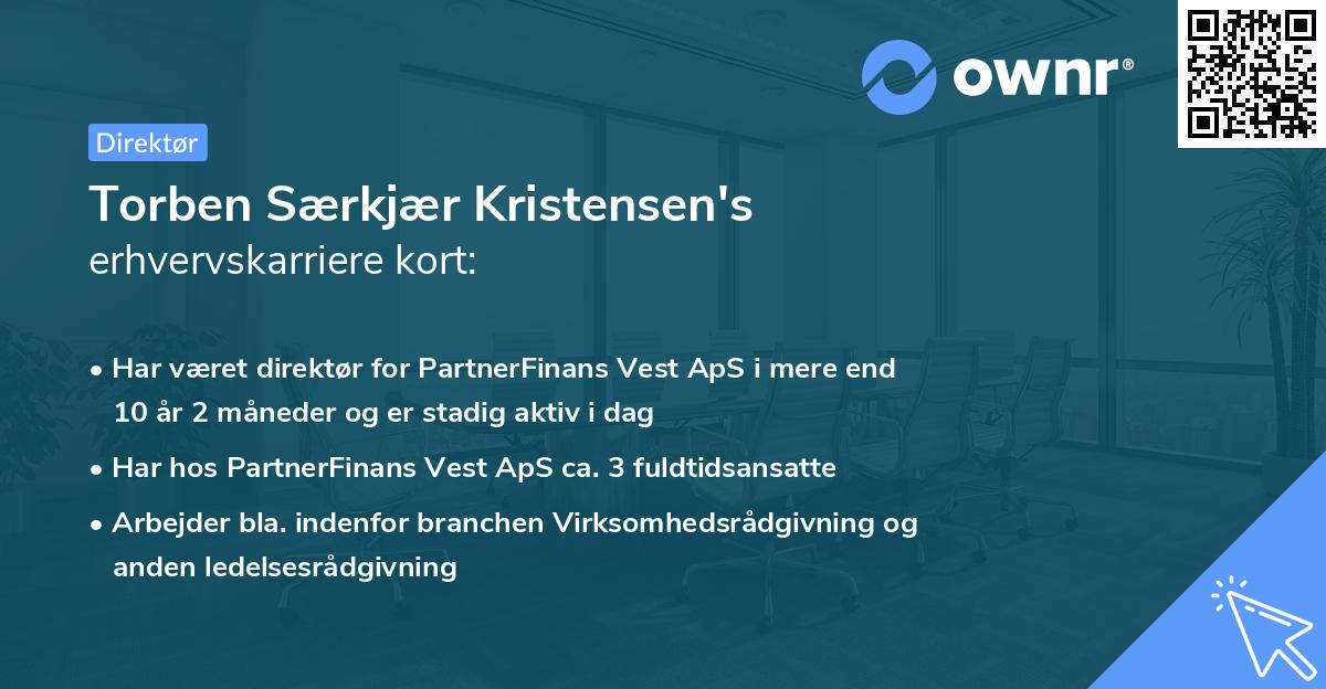 Torben Særkjær Kristensen's erhvervskarriere kort