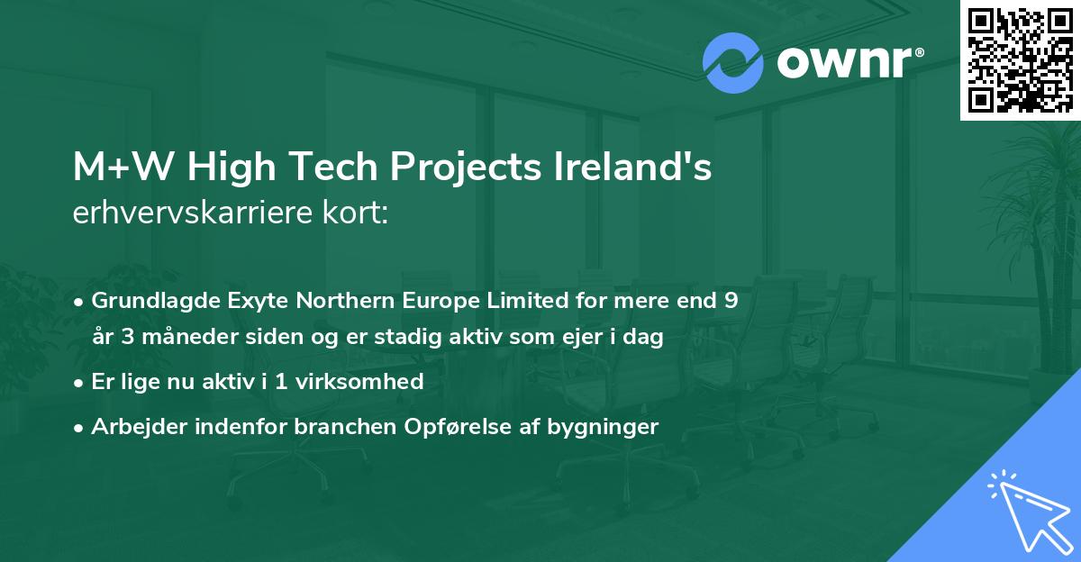 M+W High Tech Projects Ireland's erhvervskarriere kort