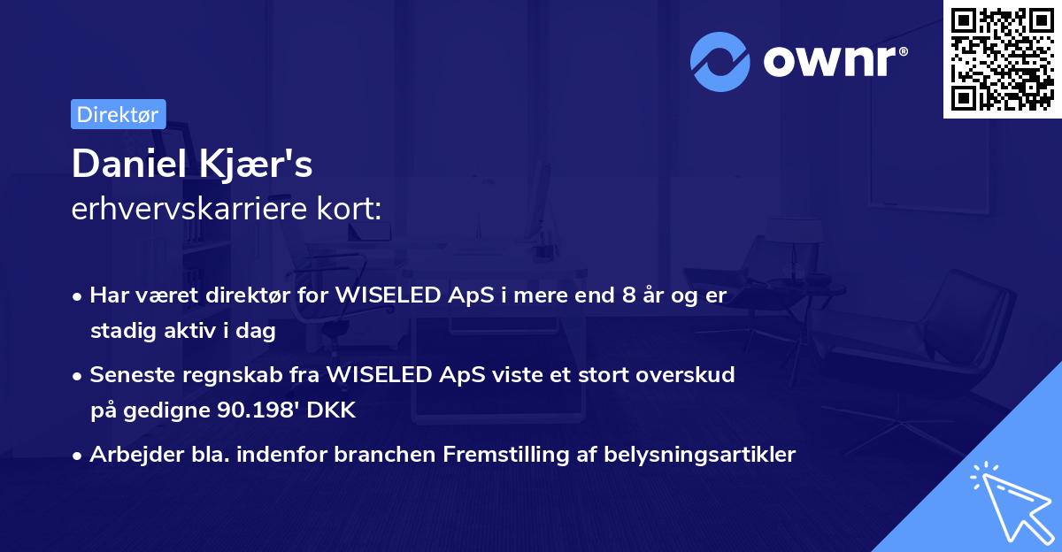 Daniel Kjær's erhvervskarriere kort