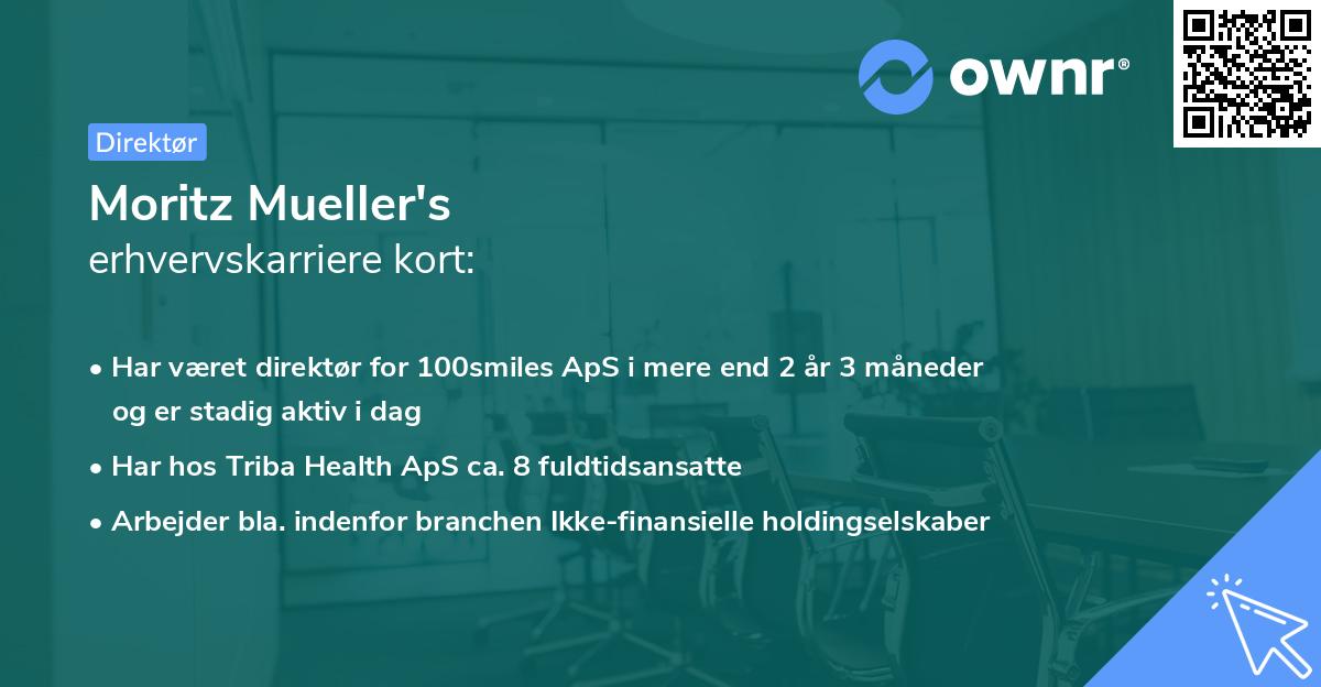 Moritz Mueller's erhvervskarriere kort