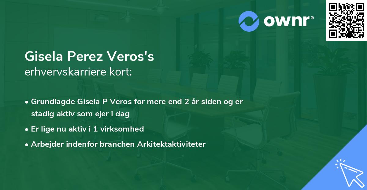 Gisela Perez Veros's erhvervskarriere kort