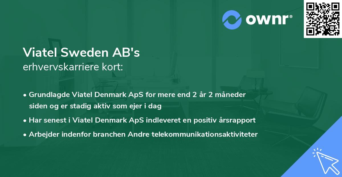 Viatel Sweden AB's erhvervskarriere kort