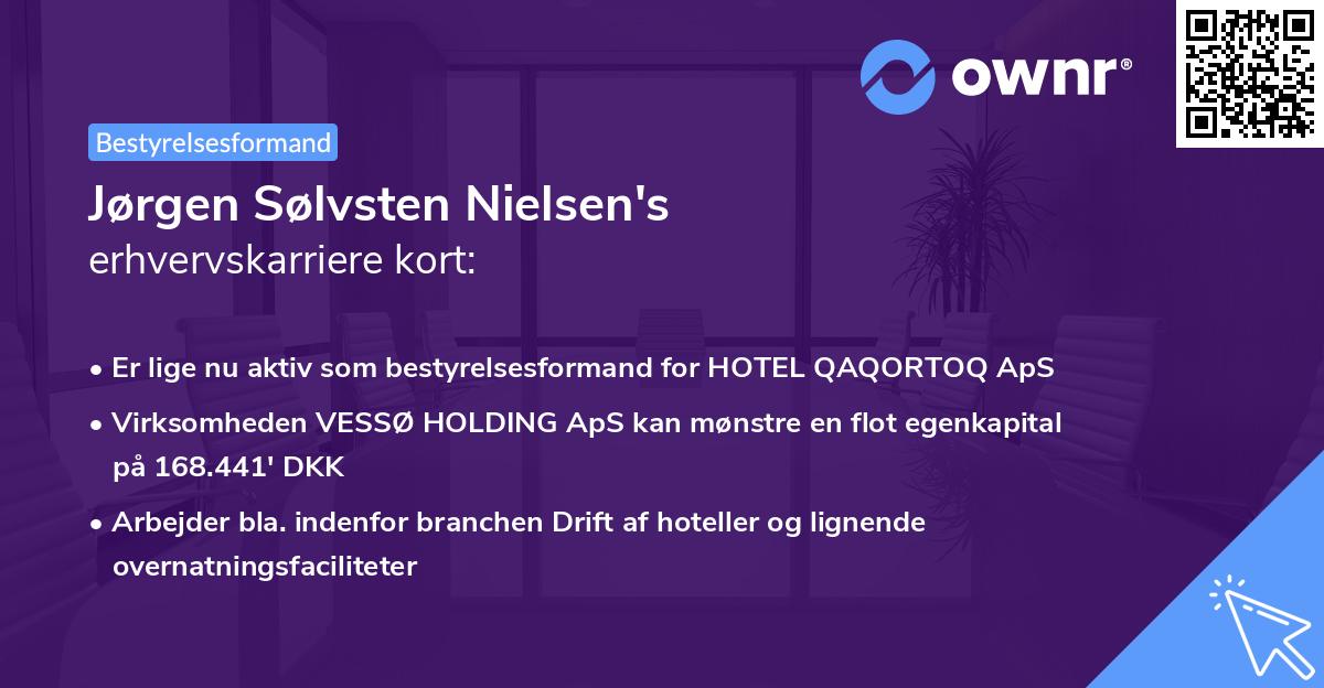 Jørgen Sølvsten Nielsen's erhvervskarriere kort
