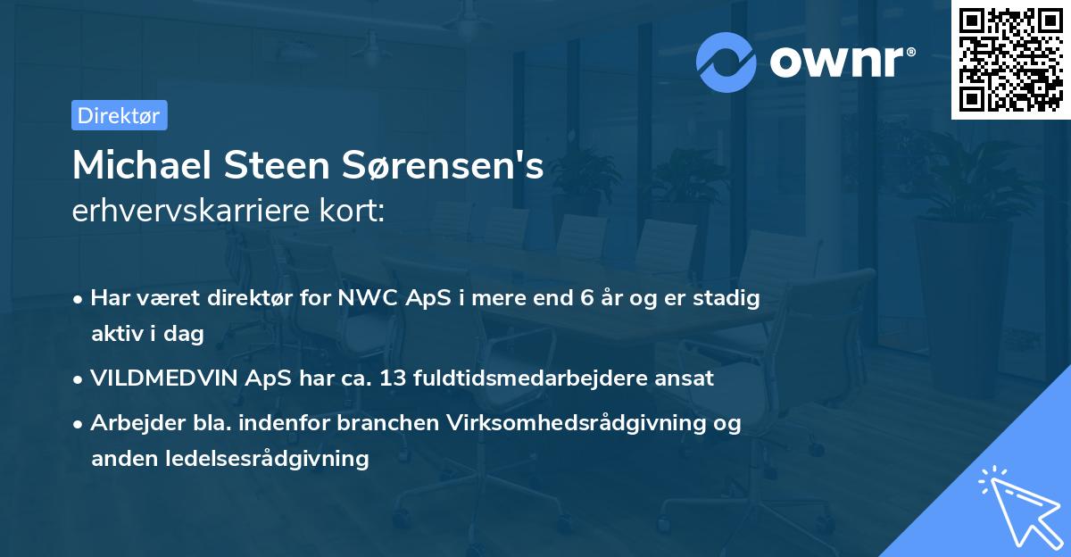 Michael Steen Sørensen's erhvervskarriere kort