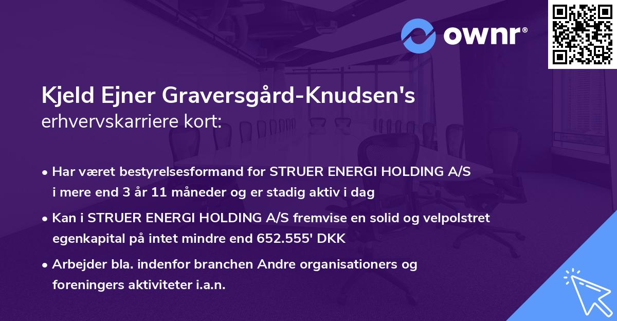 Kjeld Ejner Graversgård-Knudsen's erhvervskarriere kort