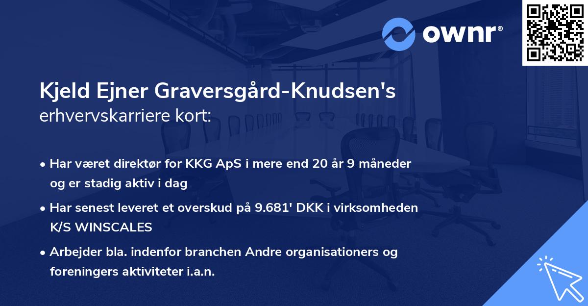 Kjeld Ejner Graversgård-Knudsen's erhvervskarriere kort