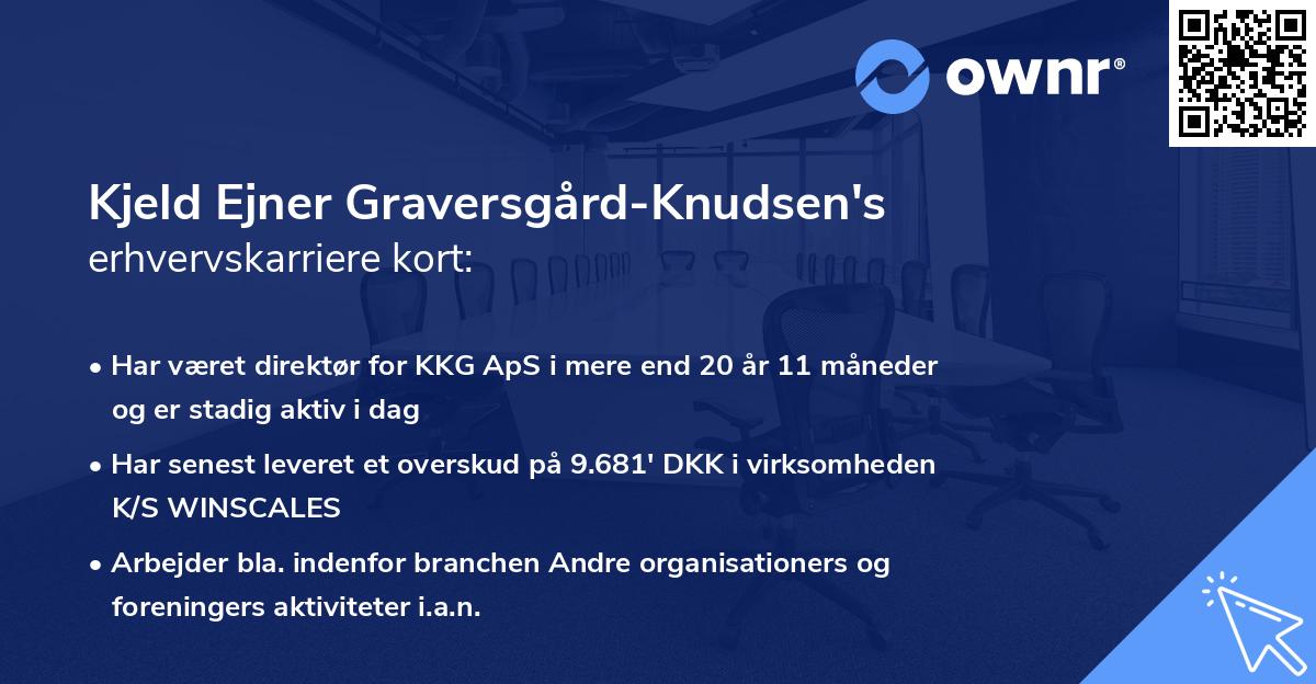 Kjeld Ejner Graversgård-Knudsen's erhvervskarriere kort