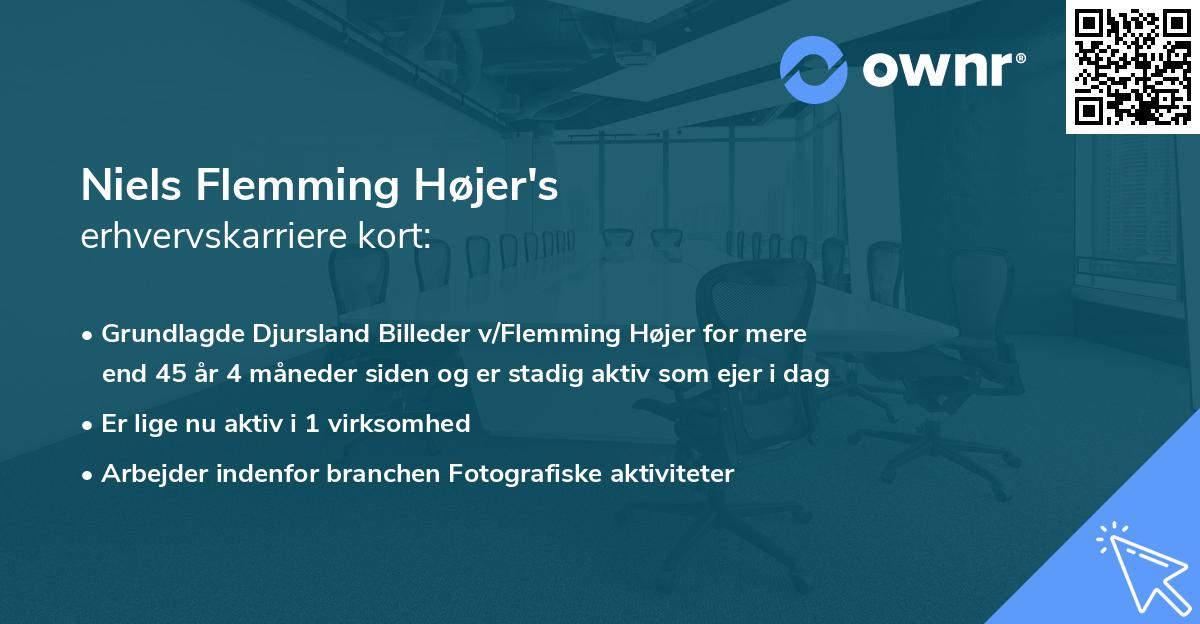 Niels Flemming Højer's erhvervskarriere kort