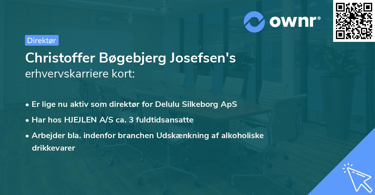 Christoffer Bøgebjerg Josefsen's erhvervskarriere kort