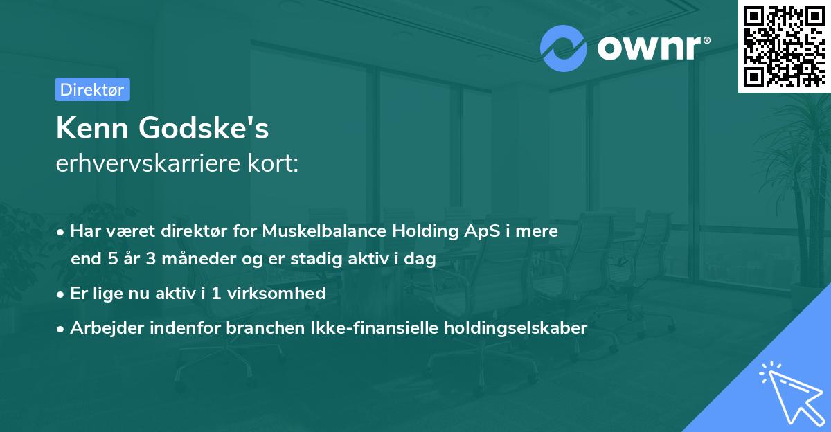Kenn Godske's erhvervskarriere kort