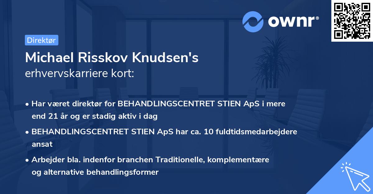 Michael Risskov Knudsen's erhvervskarriere kort