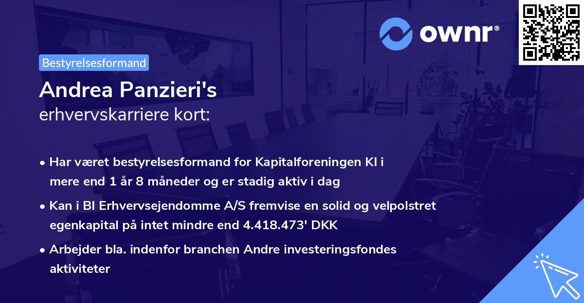 Andrea Panzieri's erhvervskarriere kort