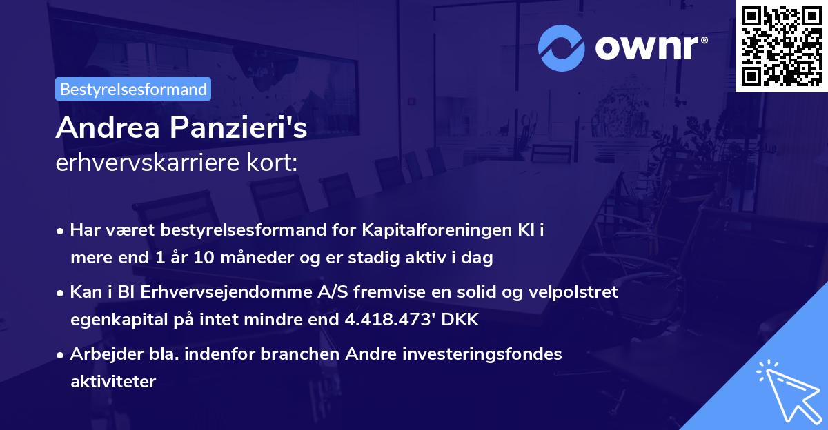 Andrea Panzieri's erhvervskarriere kort