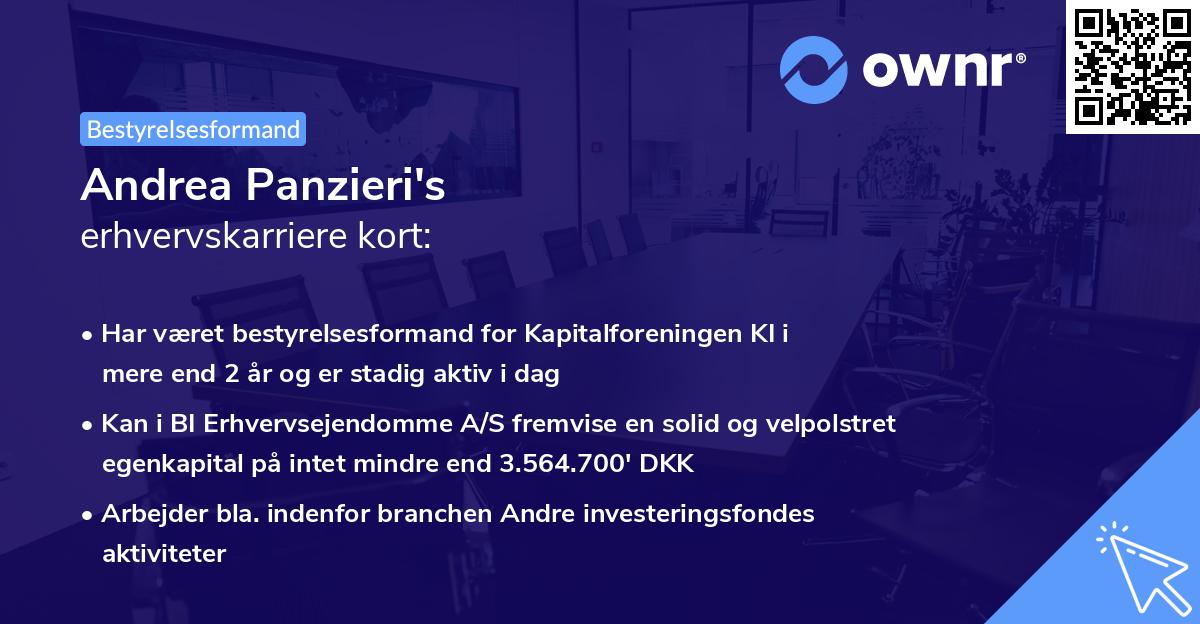 Andrea Panzieri's erhvervskarriere kort
