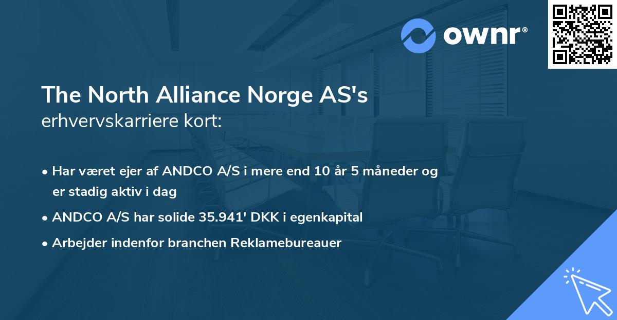 The North Alliance Norge AS's erhvervskarriere kort