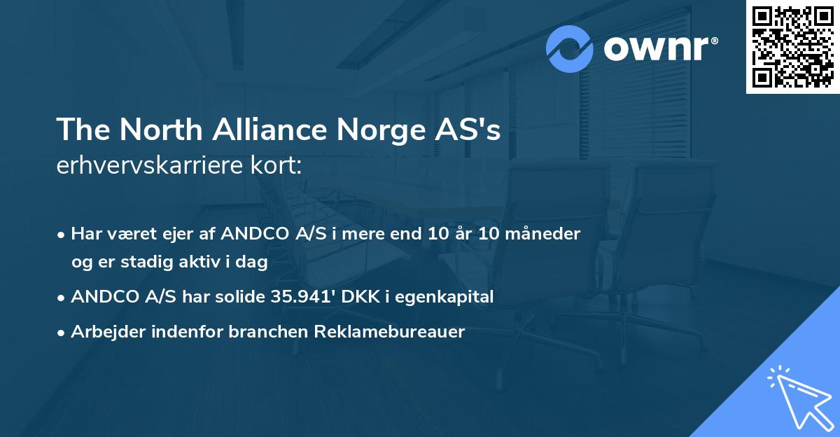 The North Alliance Norge AS's erhvervskarriere kort