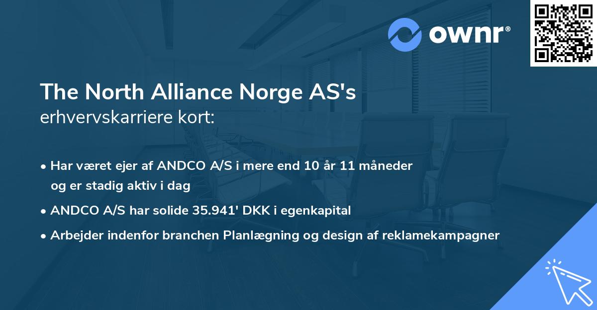 The North Alliance Norge AS's erhvervskarriere kort