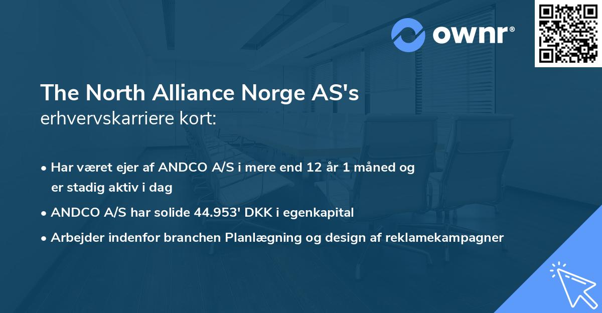The North Alliance Norge AS's erhvervskarriere kort