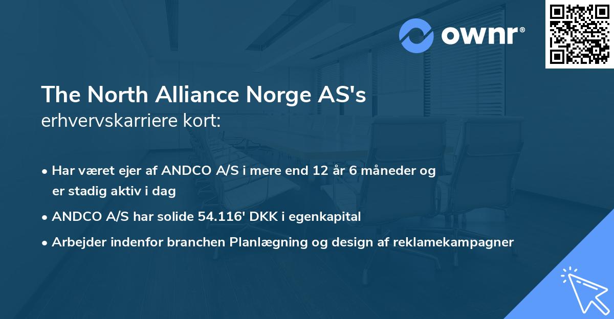The North Alliance Norge AS's erhvervskarriere kort