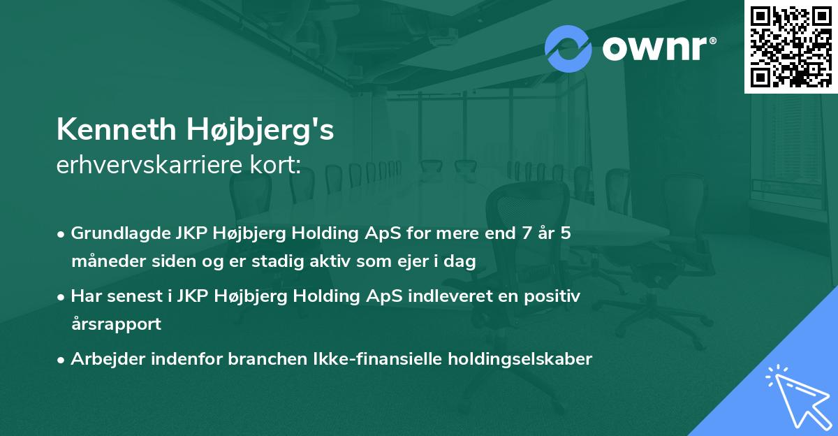 Kenneth Højbjerg's erhvervskarriere kort