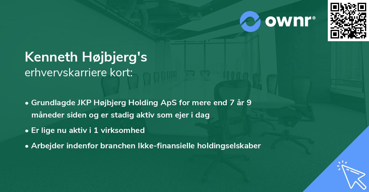 Kenneth Højbjerg's erhvervskarriere kort
