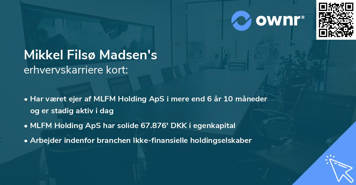 Mikkel Filsø Madsen's erhvervskarriere kort