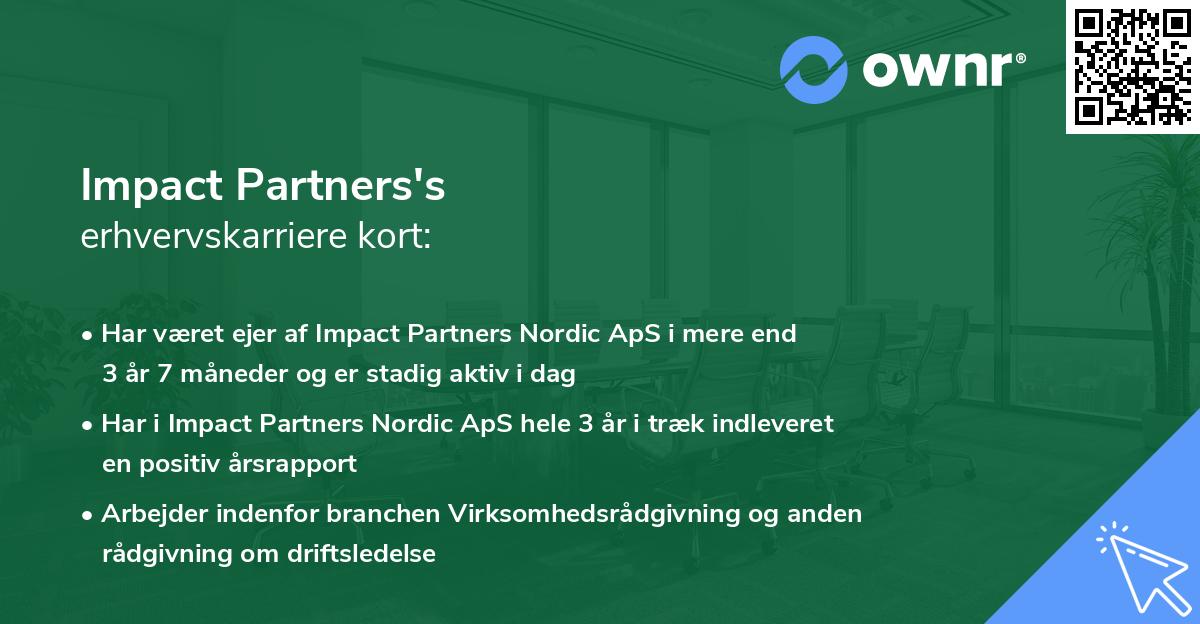 Impact Partners's erhvervskarriere kort