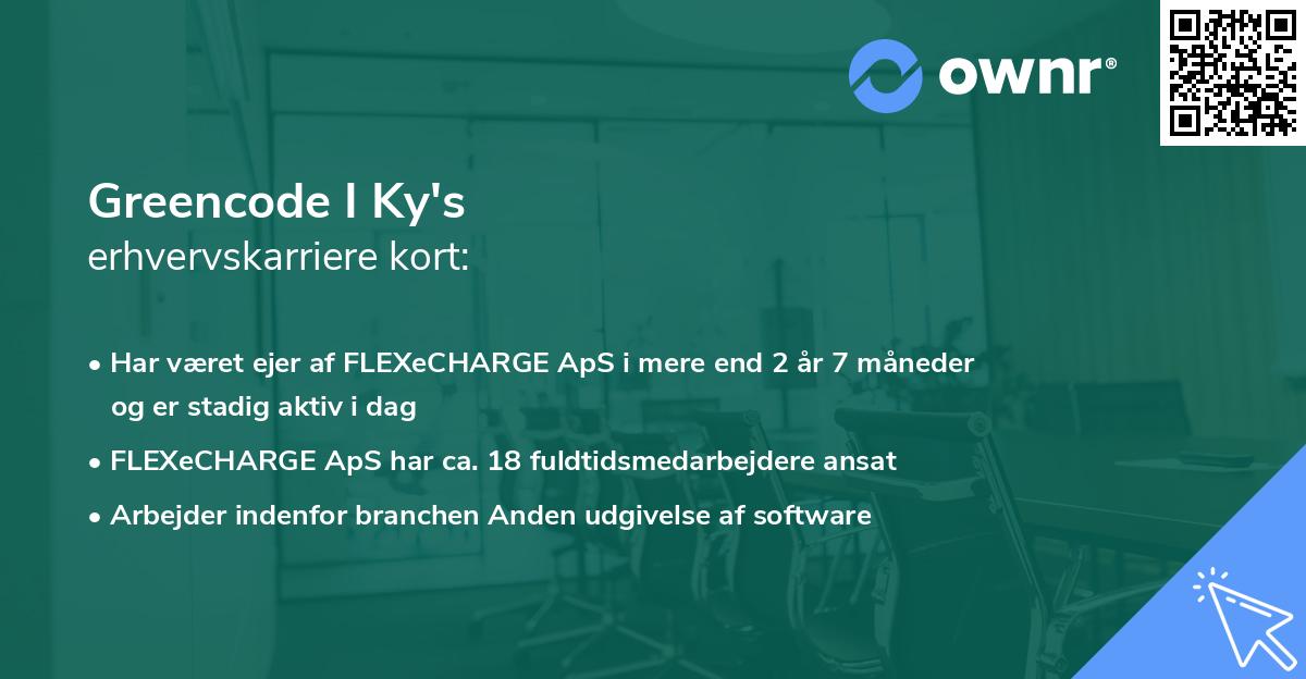Greencode I Ky's erhvervskarriere kort