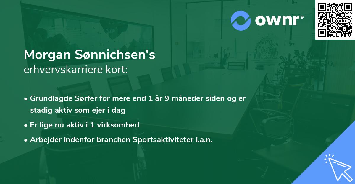 Morgan Sønnichsen's erhvervskarriere kort