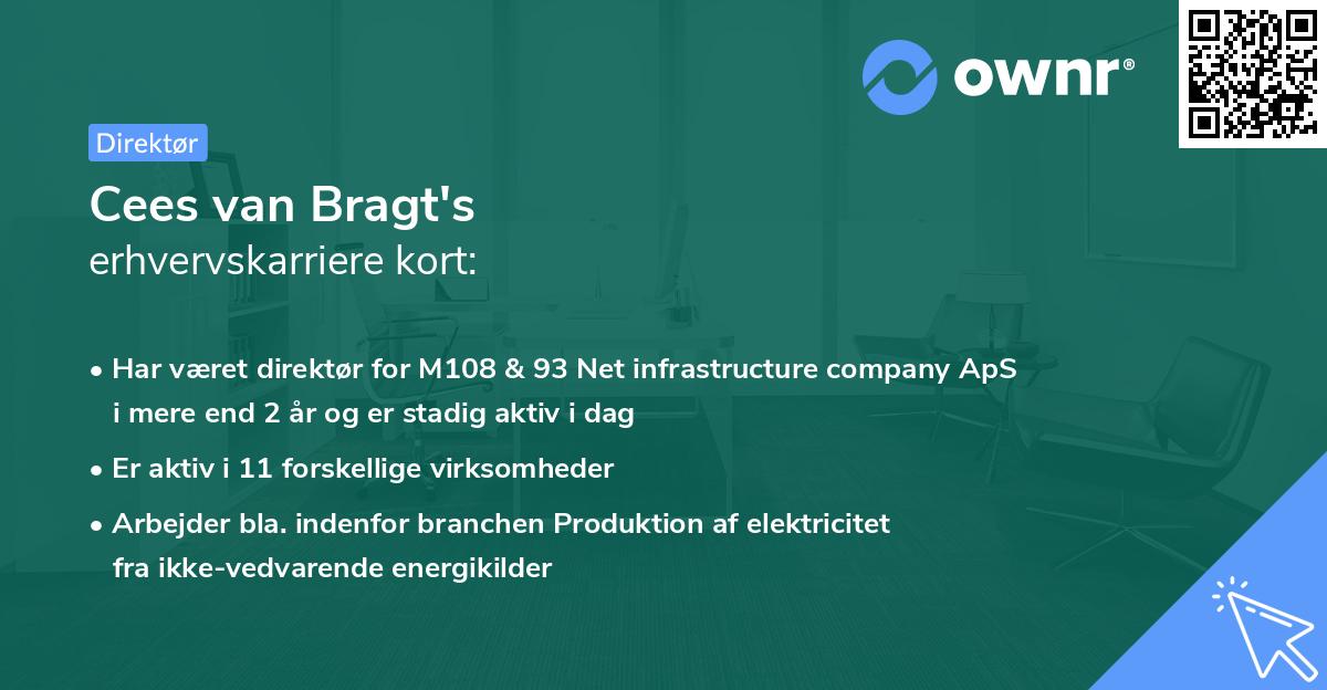 Cees van Bragt's erhvervskarriere kort