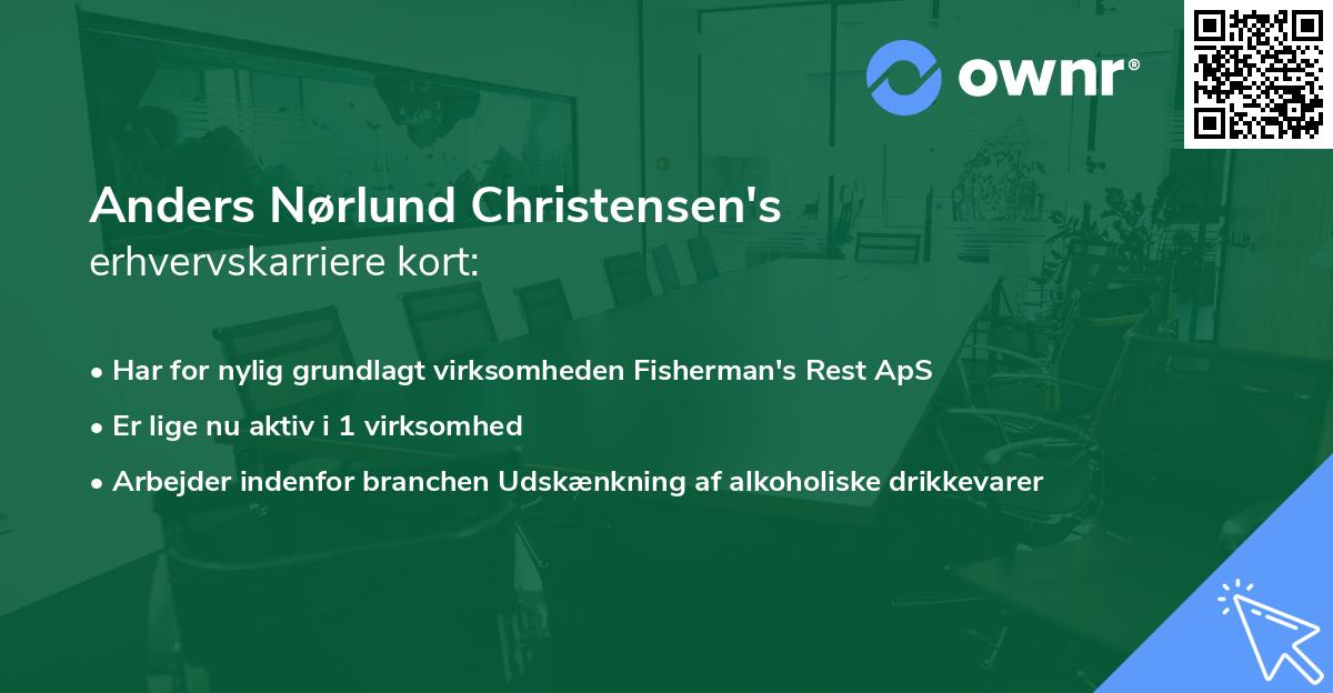 Anders Nørlund Christensen's erhvervskarriere kort