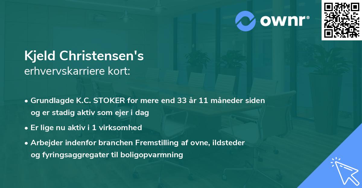 Kjeld Christensen's erhvervskarriere kort