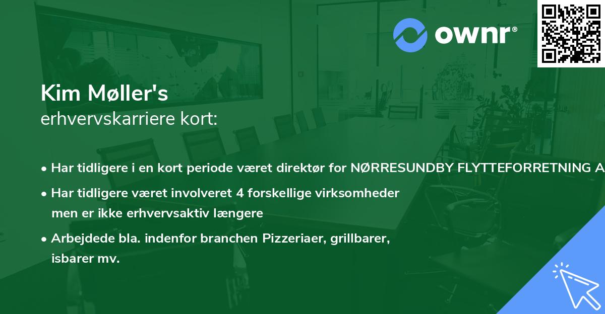Kim Møller's erhvervskarriere kort