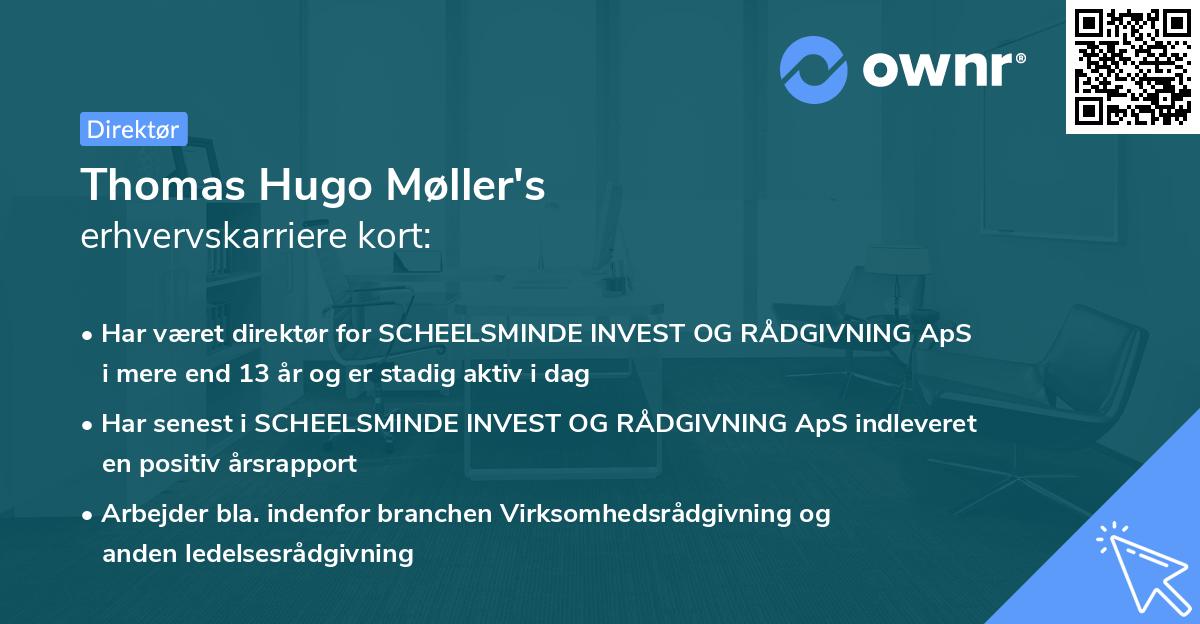 Thomas Hugo Møller's erhvervskarriere kort