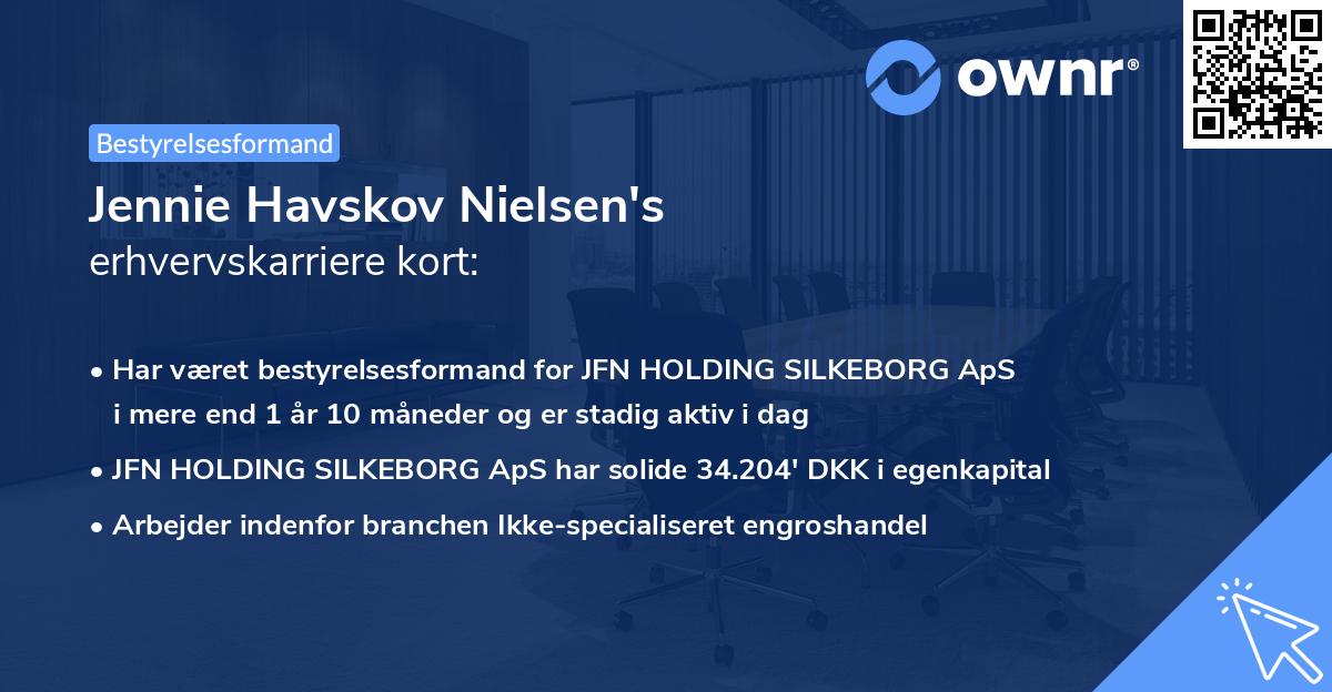 Jennie Havskov Nielsen's erhvervskarriere kort
