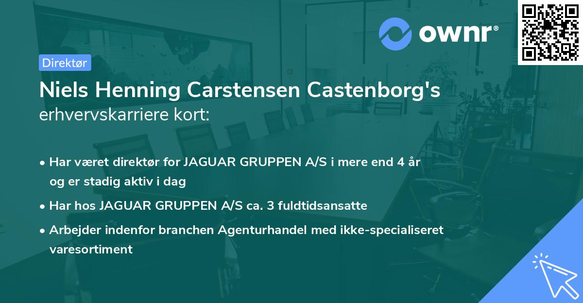 Niels Henning Carstensen Castenborg's erhvervskarriere kort