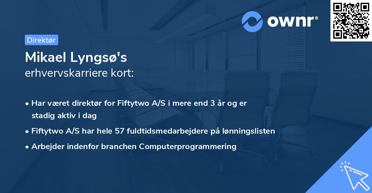 Mikael Lyngsø's erhvervskarriere kort