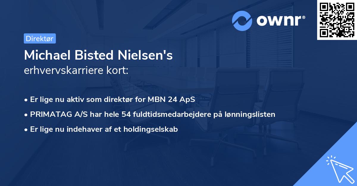 Michael Bisted Nielsen's erhvervskarriere kort