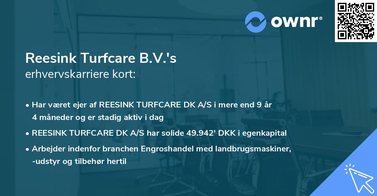 Reesink Turfcare B.V.'s erhvervskarriere kort