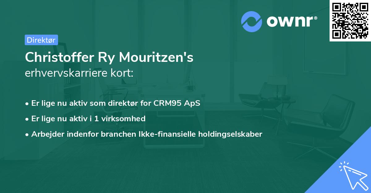 Christoffer Ry Mouritzen's erhvervskarriere kort