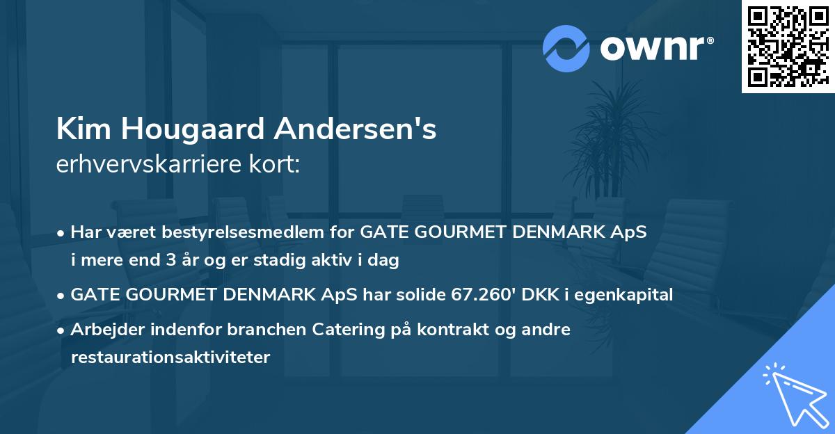 Kim Hougaard Andersen's erhvervskarriere kort