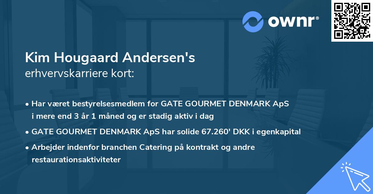 Kim Hougaard Andersen's erhvervskarriere kort