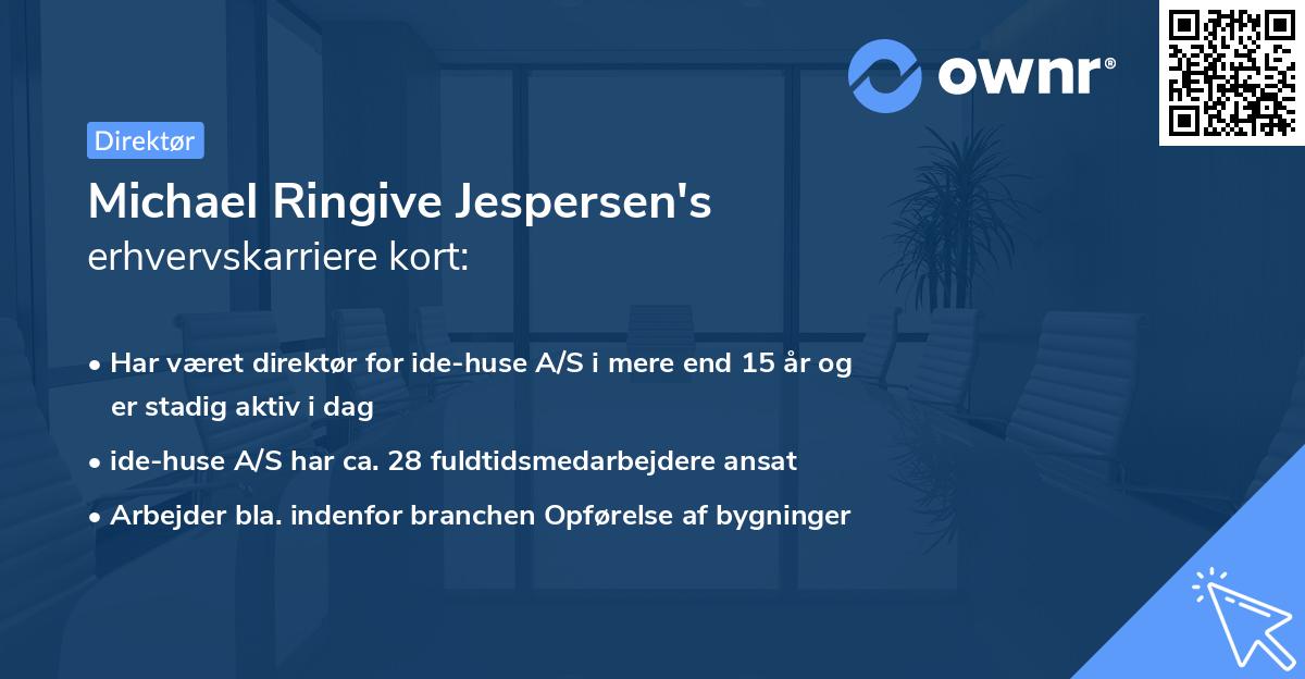 Michael Ringive Jespersen's erhvervskarriere kort