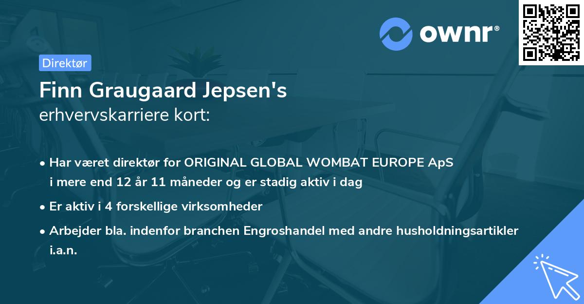 Finn Graugaard Jepsen's erhvervskarriere kort
